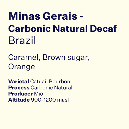 Brazil Decaf Minas Gerais