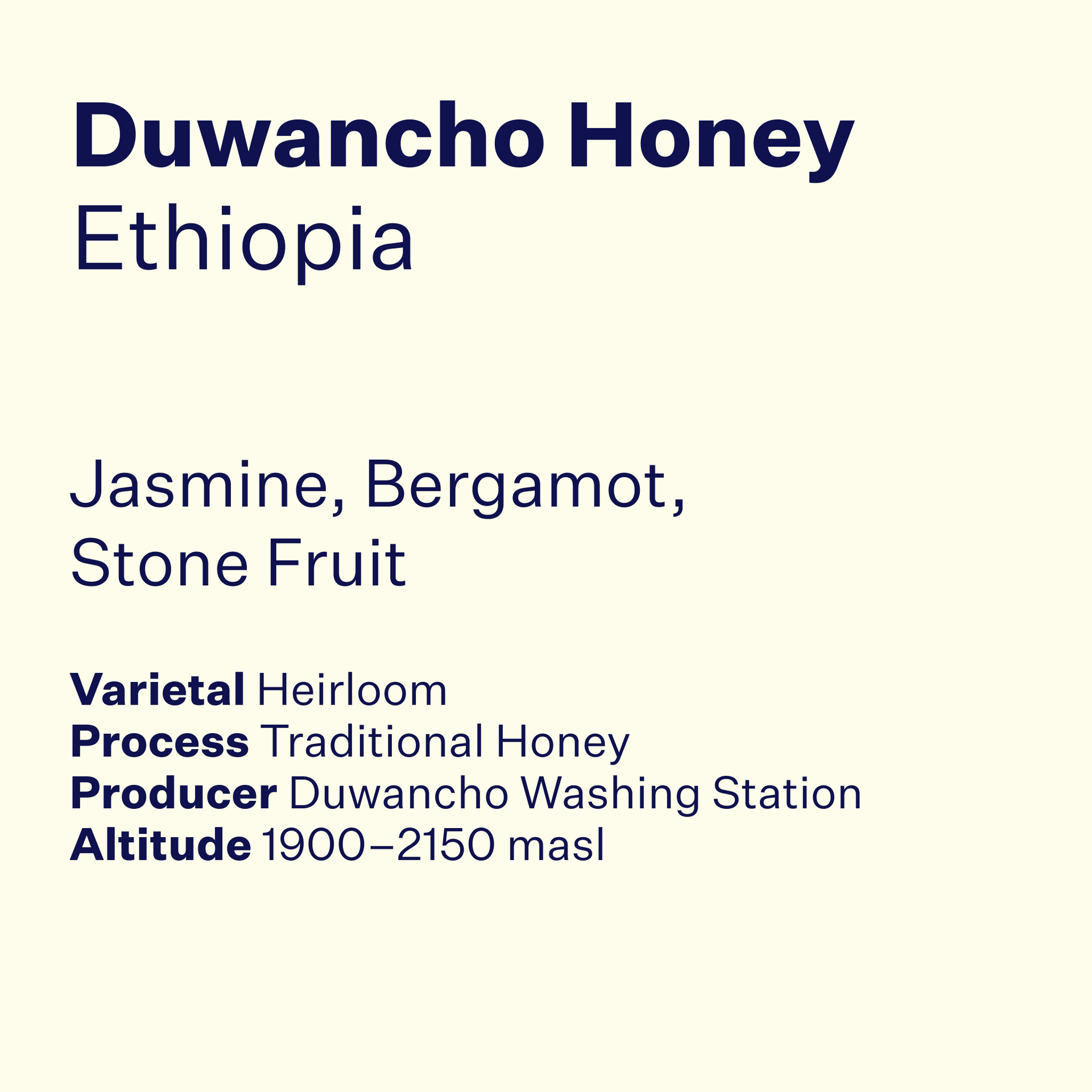 Photo of Ethiopia Duwancho Honey
